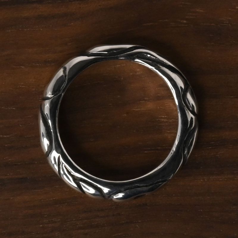 【研磨済】ROYAL ORDER シルバー リング 6.5号 SILVER925 ロイヤルオーダー 指輪 クラウン