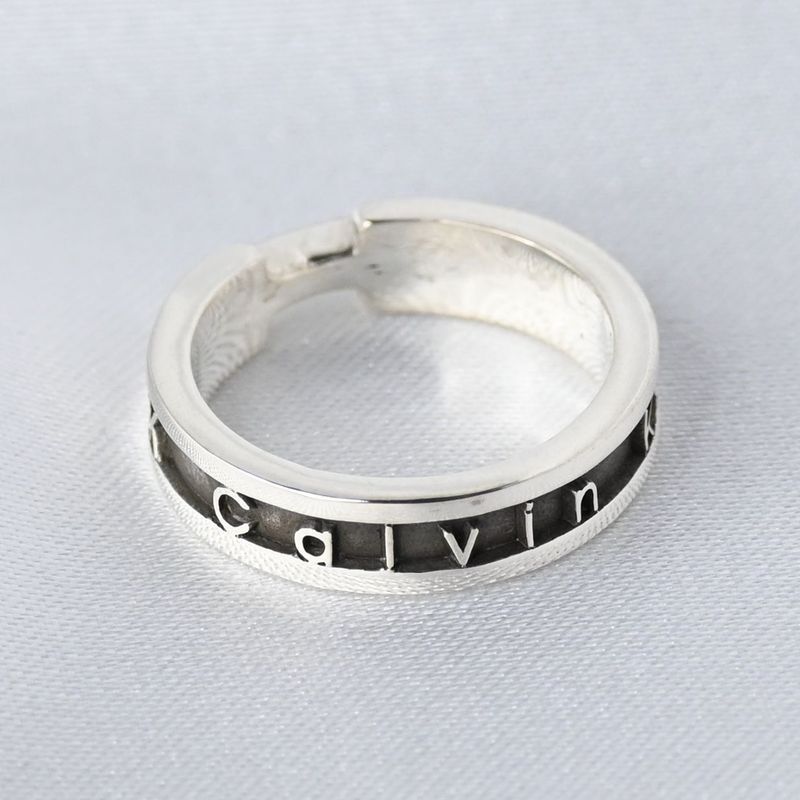 【新品仕上げ】Calvin Klein リング 指輪 9号 シルバー925 カルバン・クライン