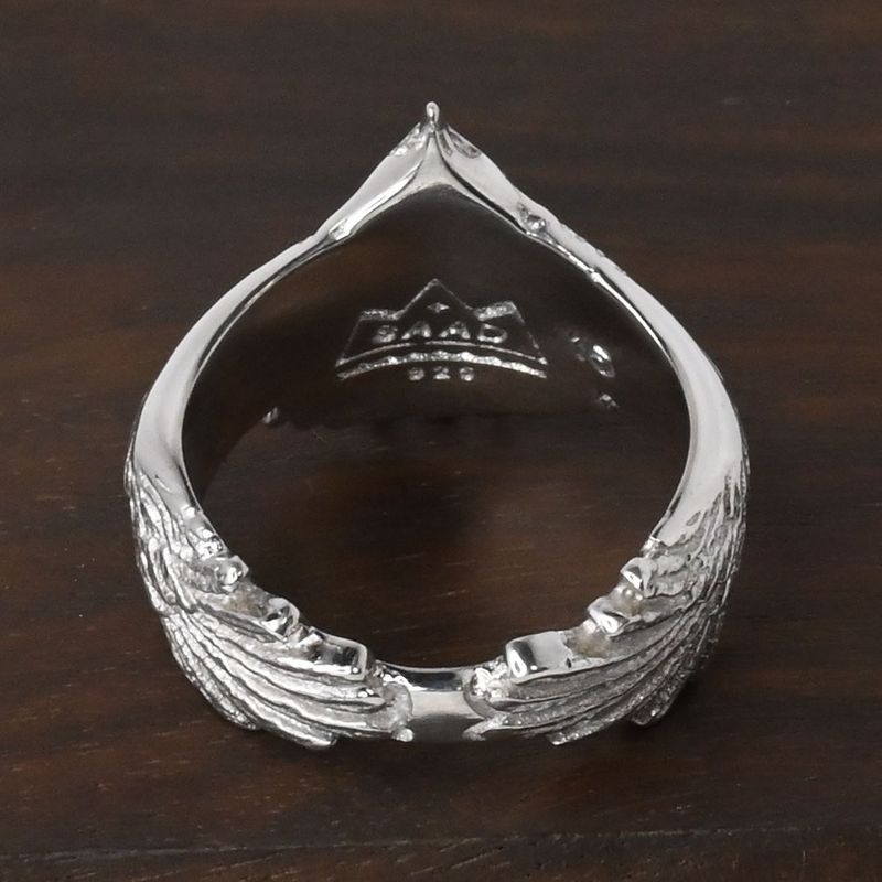 【研磨済】SAAD イーグル リング 14.5号 シルバー925 指輪 サード