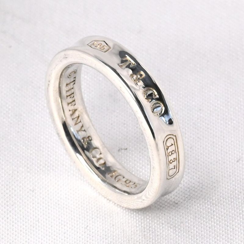 【研磨済】TIFFANY＆Co.  ナロー リング  8号 Silver925 ティファニー