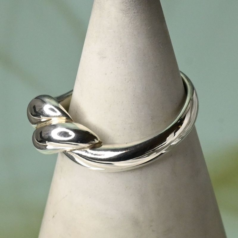 【研磨済】STAR JEWELRY シルバー リング 指輪 11.5号 シルバー925