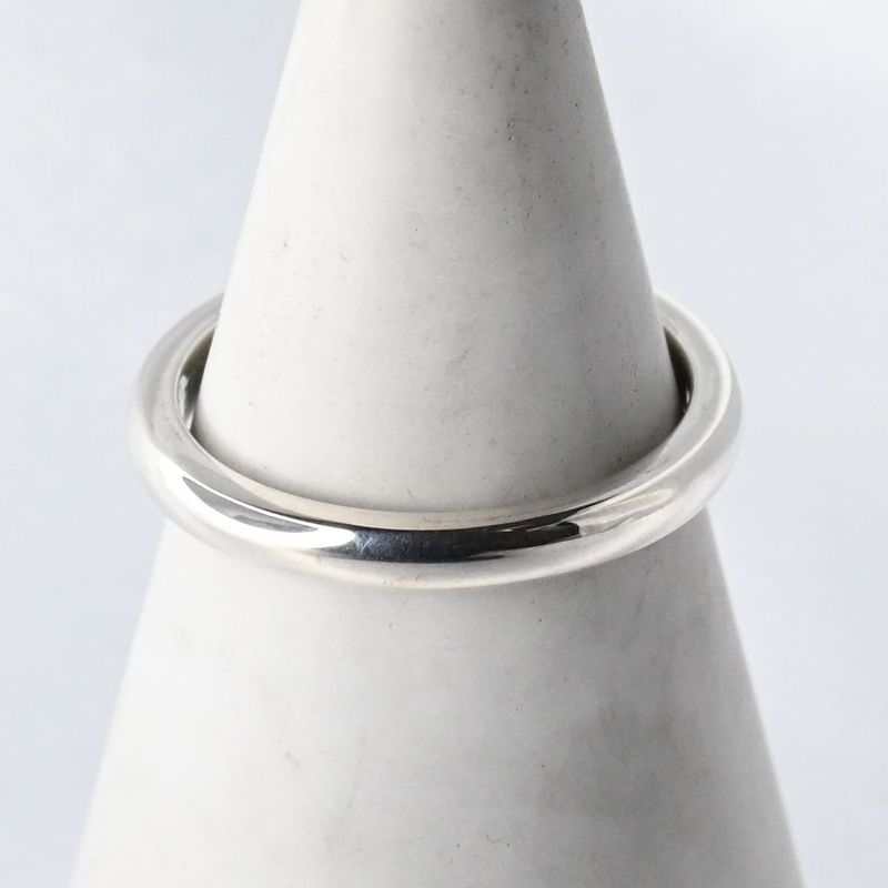 【研磨済】TIFFANY＆Co. スタッキングバンド リング ルビー 11.5号 ティファニー 指輪 シルバー925