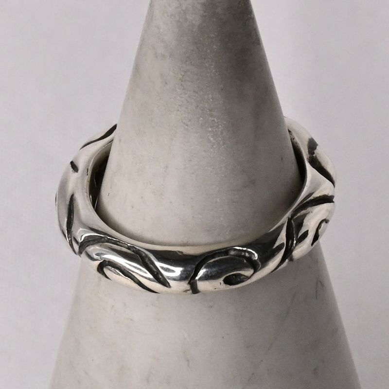 【研磨済】ROYAL ORDER シルバー リング 6.5号 SILVER925 ロイヤルオーダー 指輪 クラウン