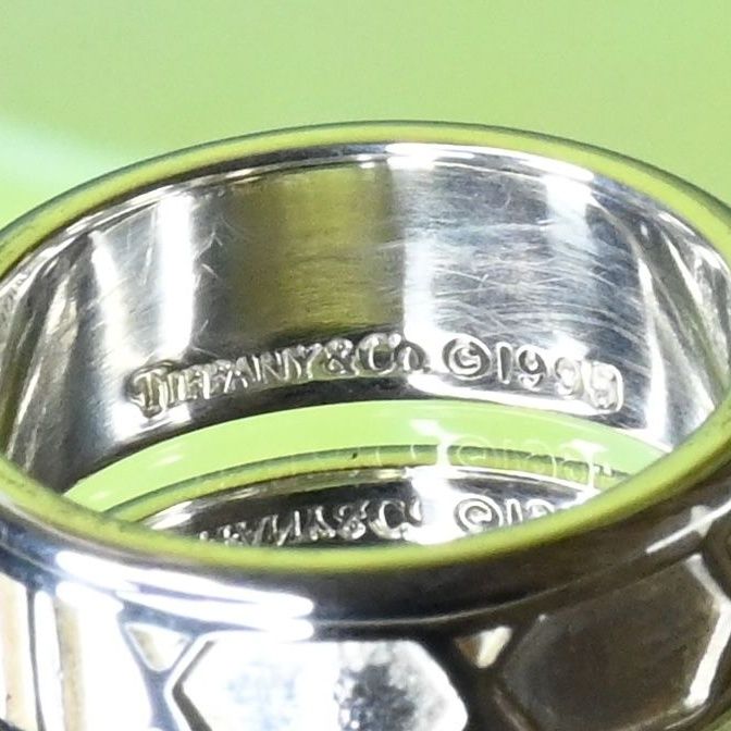 【研磨済】TIFFANY＆Co. アトラス リング 8.5号 シルバー925 ティファニー 指輪