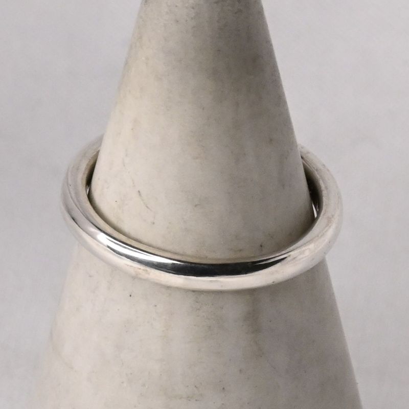 【研磨済】4℃ ストーン シルバー リング 8号 925 美品 ヨンドシー 指輪