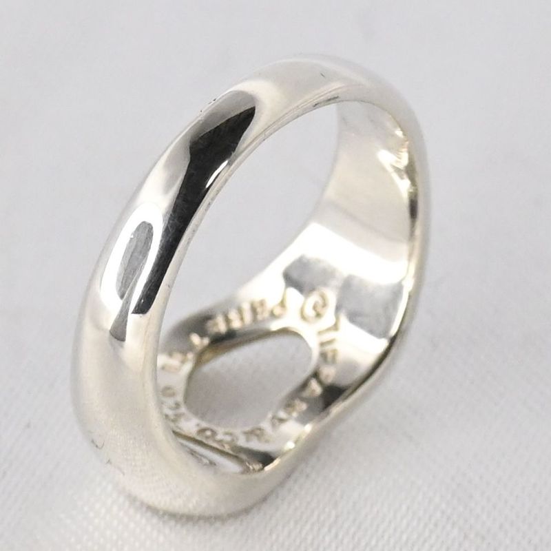 【研磨済】TIFFANY＆Co. オープンハート リング 5.5号 ティファニー 指輪