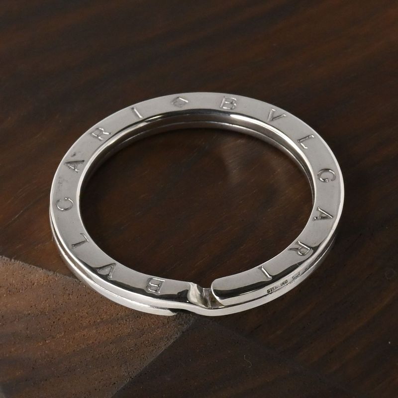 【研磨済】BVLGARI キーリング 箱付き SV925 ブルガリ