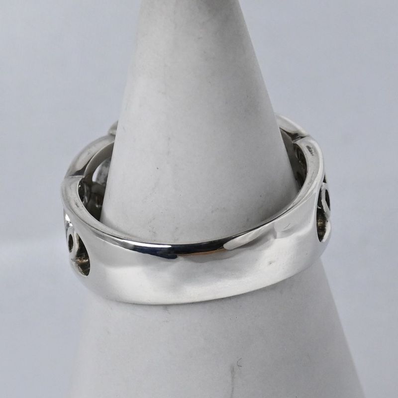 【新品仕上げ】 STAR JEWELRY リング 12.5号 美品 スタージュエリー ストーン 透かし模様