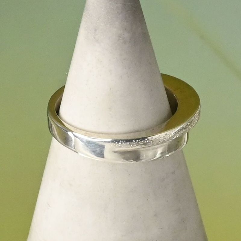 【研磨済】STAR JEWELRY シルバー リング 指輪 4号 シルバー925