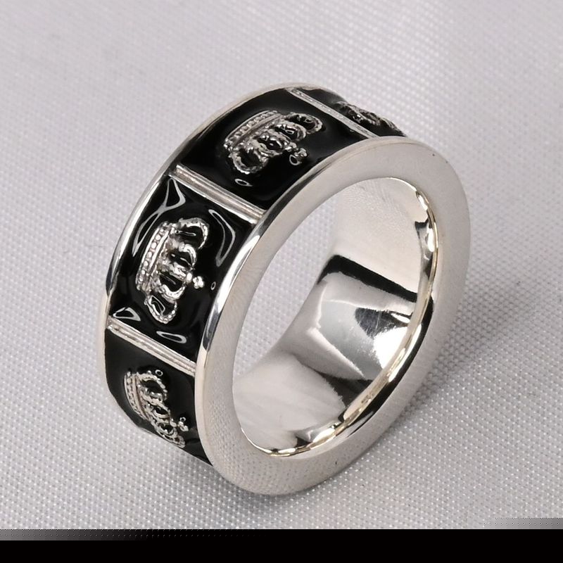 【研磨済】 JUSTIN DAVIS PRIDE&JOY/CROWN リング 9号 ブラック SRJ272 ジャスティンデイビス 指輪 クラウン 王冠 シルバー925