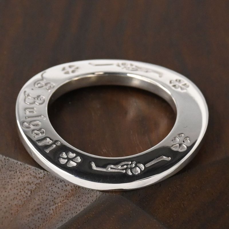 【研磨済】Tiffany&Co.  ハート キーリング キーホルダー スターリングシルバー