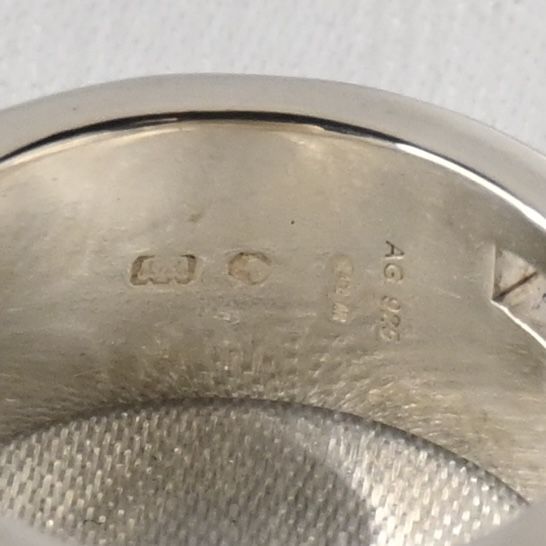 【新品仕上げ】美品 GUCCI ブランデッド カットアウトG リング サイズ10 グッチ