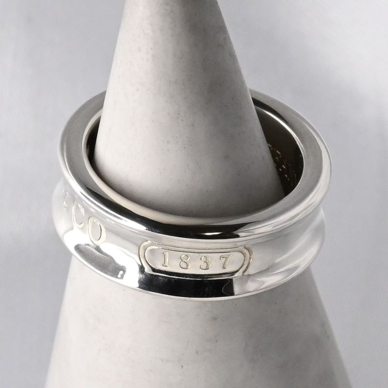 【研磨済】TIFFANY＆Co. ナロー リング 10号 ティファニー 指輪