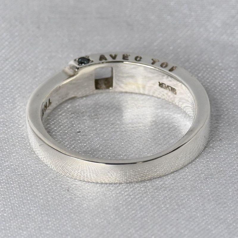 【研磨済】THE KISS リング 指輪 SILVER 15号