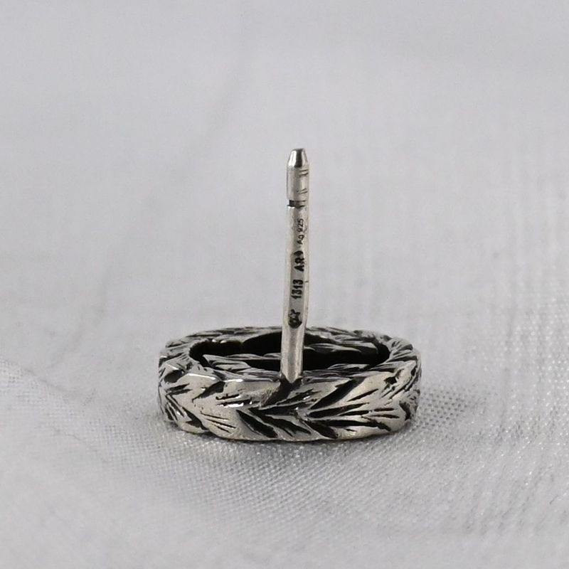 【研磨済】 GUCCI インターロッキングG アラベスク ピアス 片耳用 Ag925 グッチ