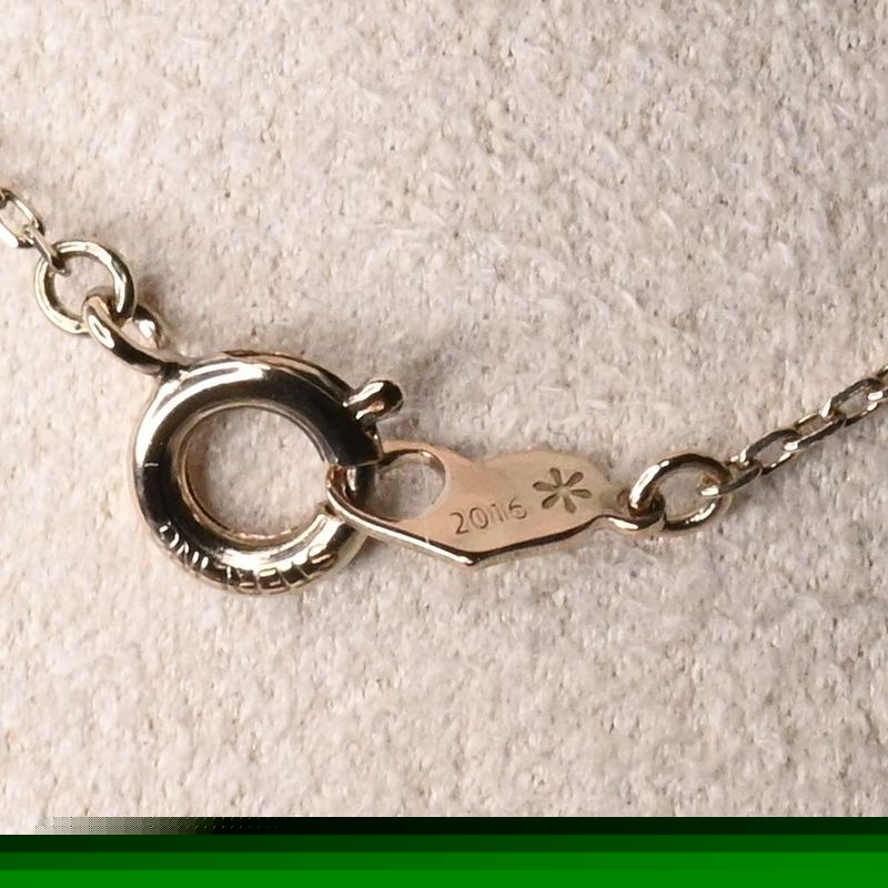 【研磨済】 canal 4℃ クリアストーン ネックレス 40cm SILVER シルバー カナルヨンドシー