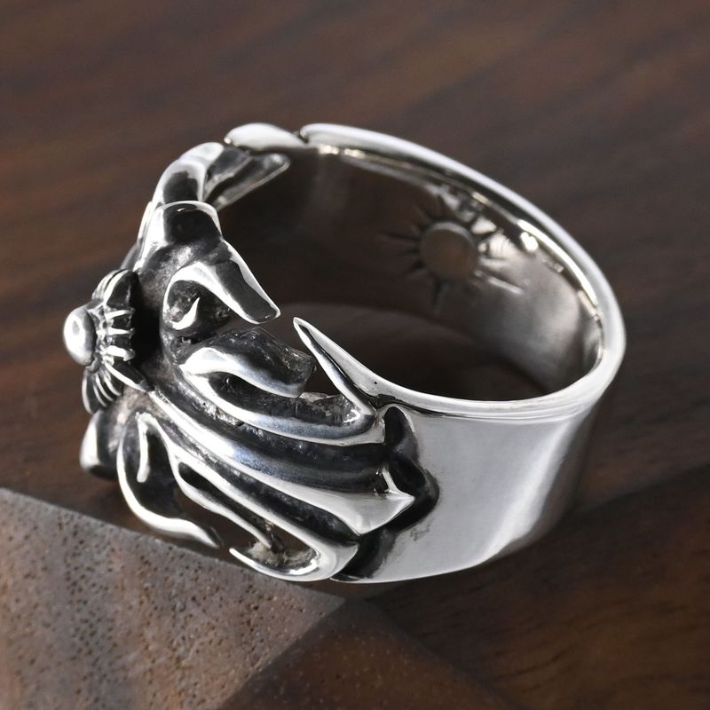 【研磨済】 ARIZONA FREEDOM リング 太陽神 23号 R-49a silver 925