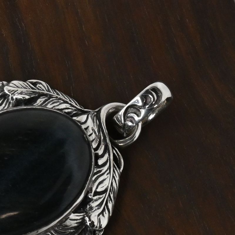 【研磨済】SAAD ペンダントトップ 太陽神 唐草 シルバー925  ネックレスチャーム