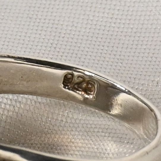 【研磨済】SAAD ターコイズ リング 5号 シルバー925 指輪