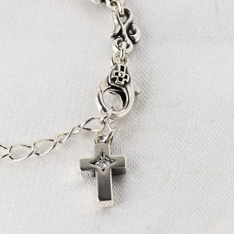 【研磨済】 JUSTIN DAVIS INVICTUS ブレスレット ダイヤモンド Sサイズ SBJ791 ジャスティンデイビス シルバー925