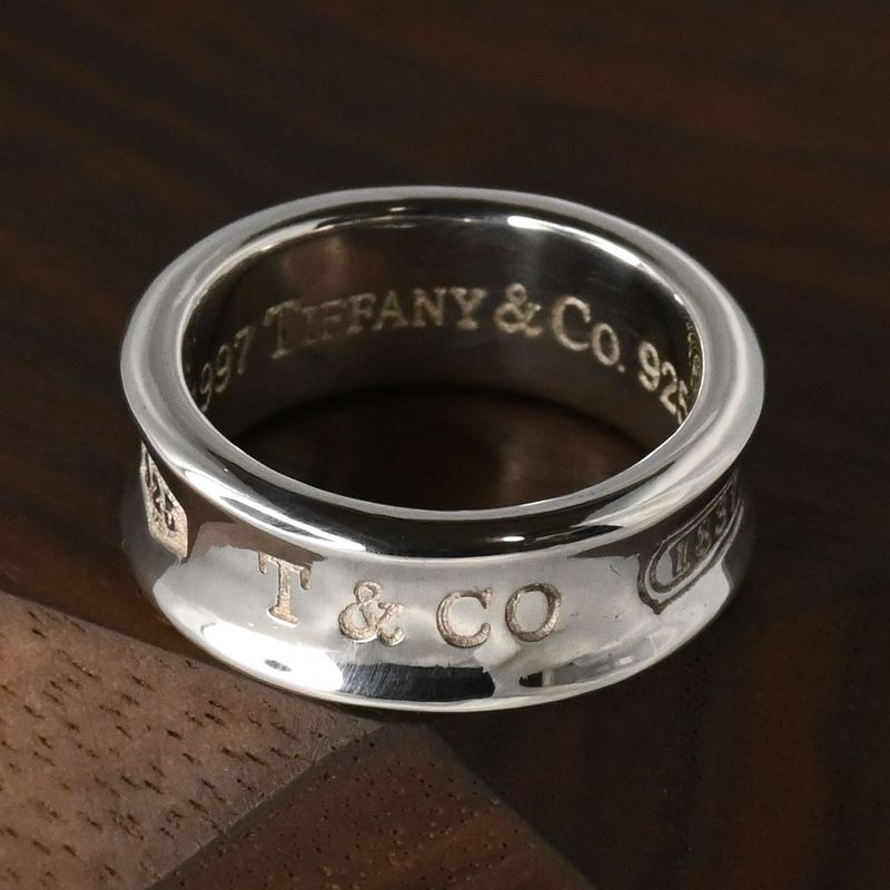【研磨済】TIFFANY＆Co. ナロー リング 11号 ティファニー 指輪