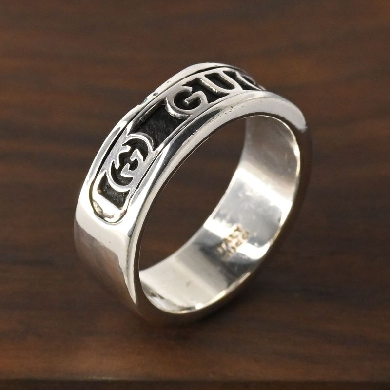 【研磨済】GUCCI シルバー リング 指輪 11.5号 Ag925