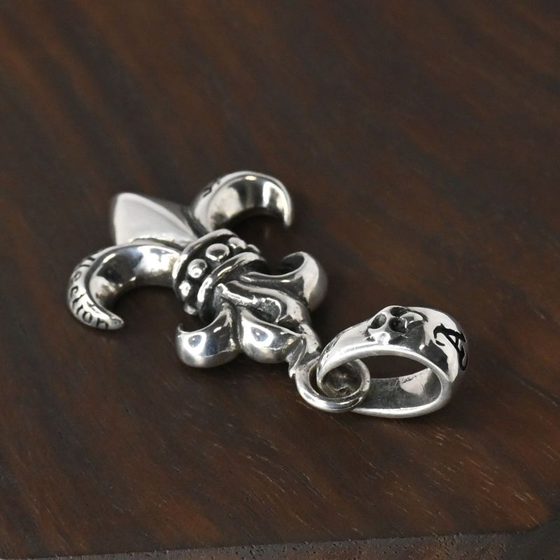 【研磨済】SAAD Arif Collection ペンダント トップ silver 925 チャーム シルバー リリー