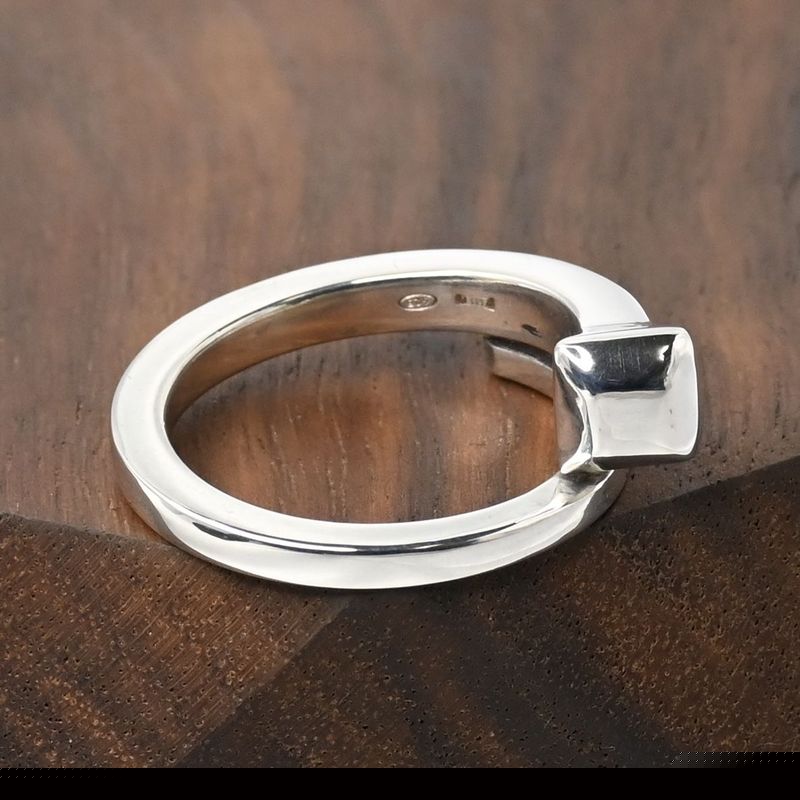 【新品仕上げ】美品 GUCCI グッチ 釘モチーフ ヴィンテージリング 11号