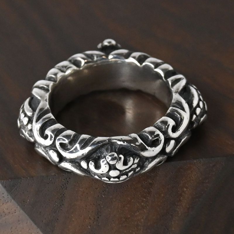 【研磨済】ROYAL ORDER シルバー リング 14号 SILVER925 ロイヤルオーダー 指輪 クラウン