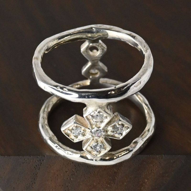 【研磨済】 Loree Rodkin Gothic リング 8号 silver 925 シルバー 指輪 ローリーロドキン