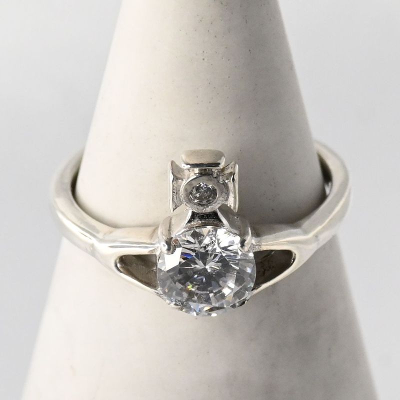 【研磨済】Vivienne Westwood REINA PETITE リング SILVER サイズXS ヴィヴィアンウエストウッド レイナ 指輪