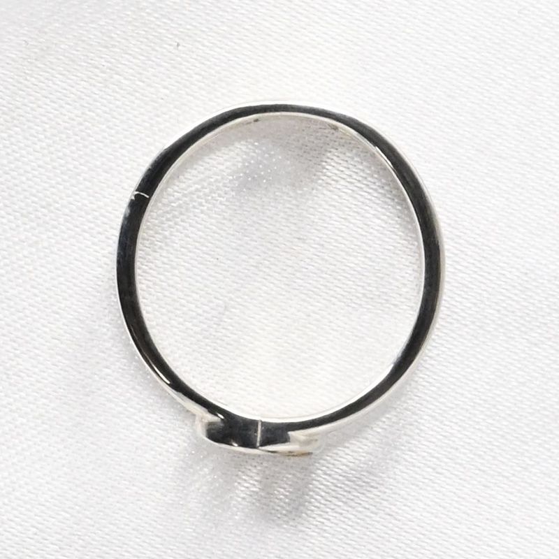 【研磨済】 GUCCI インターロッキング リング スリム 約12号 指輪 Ag925