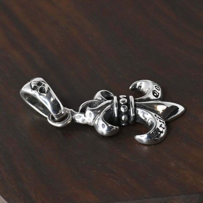 【研磨済】SAAD Arif Collection ペンダント トップ silver 925 チャーム シルバー リリー