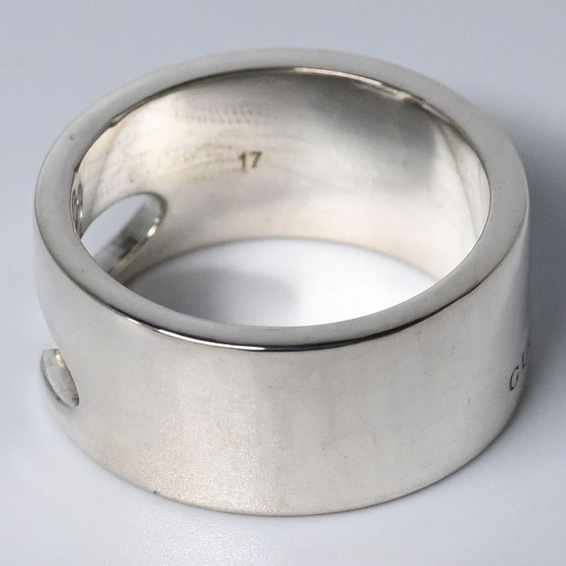 【新品仕上げ】美品 90’s オールドグッチ GUCCI  リング 指輪 16号 SV925 Ag925