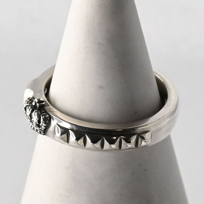 【研磨済】 JUSTIN DAVIS CHELSEA リング 7号 SRJ773A ジャスティンデイビス 指輪 シルバー925 ダイヤモンド スタッズ