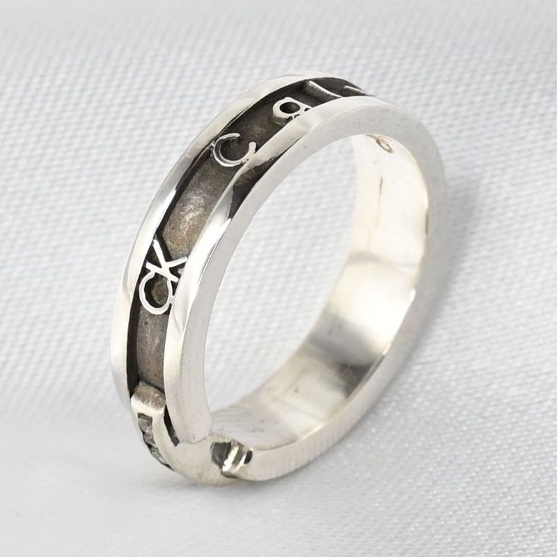 【新品仕上げ】Calvin Klein リング 指輪 9号 シルバー925 カルバン・クライン