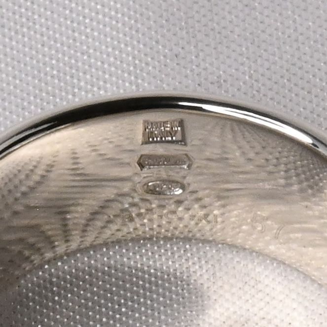 【研磨済】BVLGARI リング Save the Children #57 16号 箱付き SV925 ブルガリ