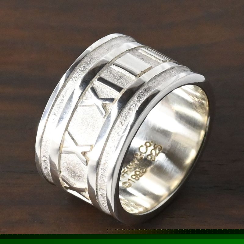 【新品仕上げ】TIFFANY＆Co. ワイド アトラス リング 9号 ティファニー 指輪