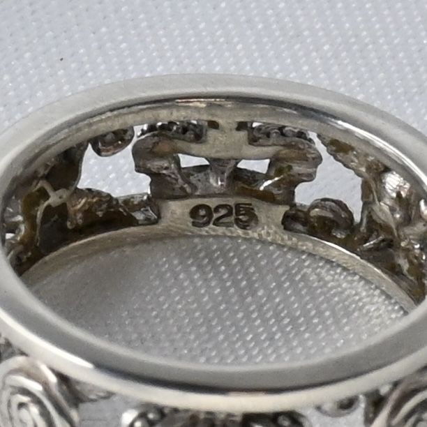 【研磨済】 JUSTIN DAVIS MY LOVE リング KIDS 4号 ジャスティンデイビス SRJ2012 指輪 シルバー925