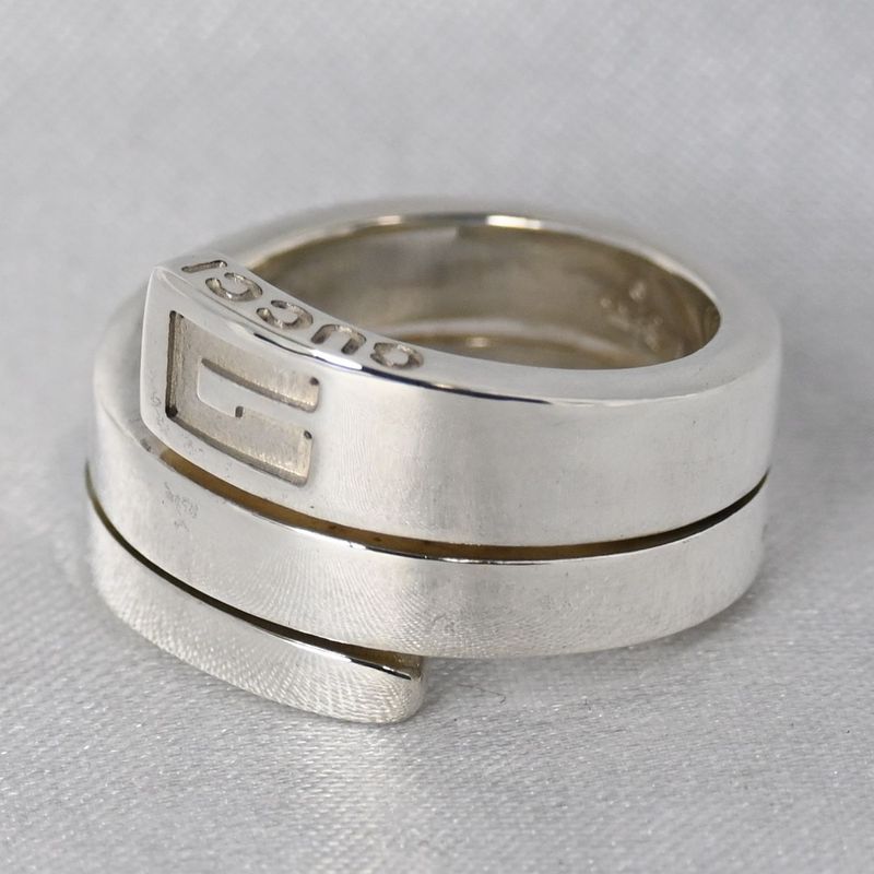 【新品仕上げ】美品 GUCCI スネーク リング 指輪 SV925 Ag925 グッチ 11号