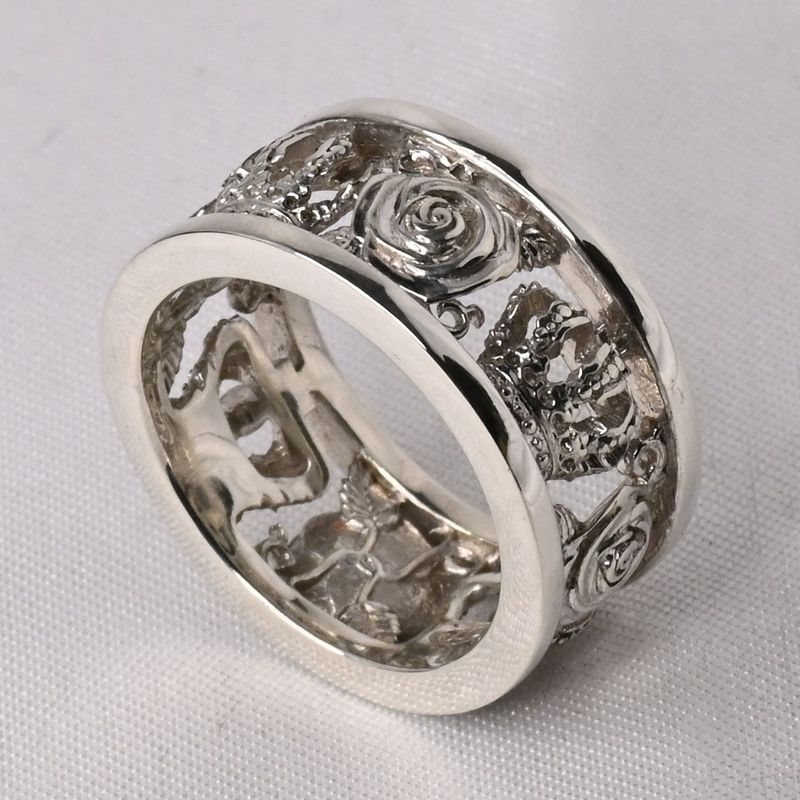 【研磨済】 JUSTIN DAVIS MY LOVE リング 13号 ジャスティンデイビス SRJ210 指輪 シルバー925