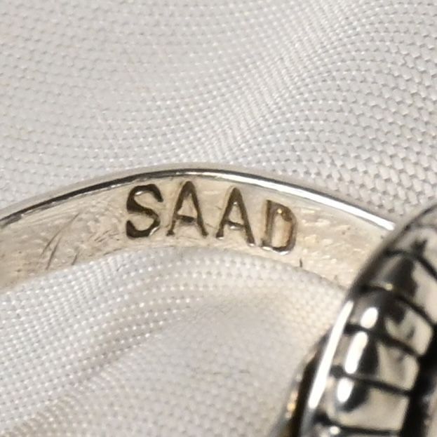 【研磨済】SAAD ターコイズ リング 5号 シルバー925 指輪