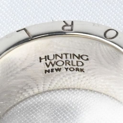 【研磨済】HUNTING WORLD リング 13号 silver925 指輪 ハンティングワールド