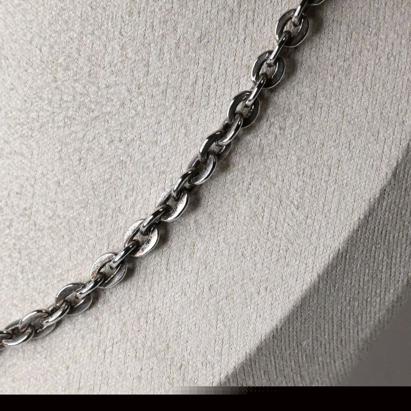 【研磨済】SAAD チェーン シルバー925 長さ47cm 幅4.2mm
