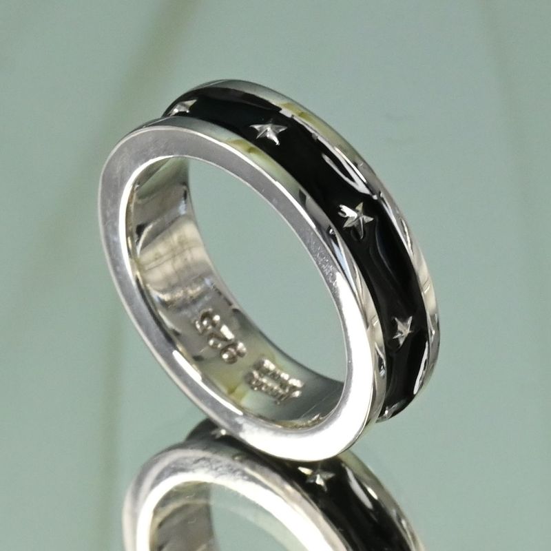 【研磨済】 JUSTIN DAVIS STAR CHILD リング SRJ271 11号 ジャスティンデイビス 指輪