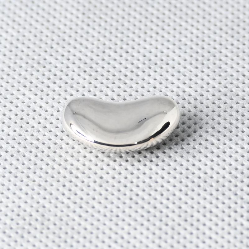 美品 Tiffany & Co.トップのみ ビーン デザイン ペンダント スターリングシルバー 19mmx12mm Ag925 ティファニー
