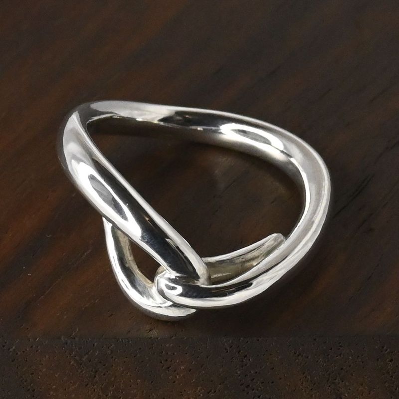 【研磨済】美品 4℃ リング 7.5号  シルバー925 ヨンドシー 指輪