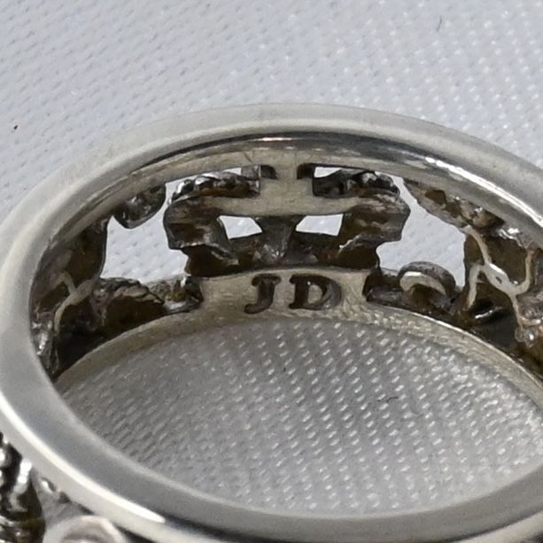 【研磨済】 JUSTIN DAVIS MY LOVE リング KIDS 4号 ジャスティンデイビス SRJ2012 指輪 シルバー925