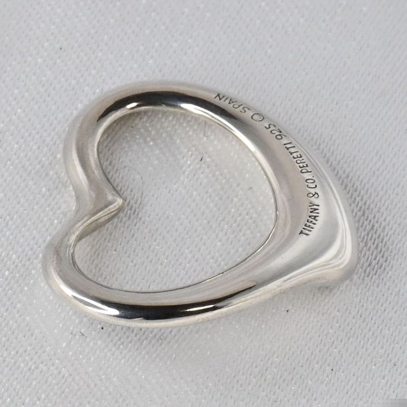 【研磨済】TIFFANY&Co. オープンハート トップのみ ティファニー ペレッティ シルバー925  Open Heart