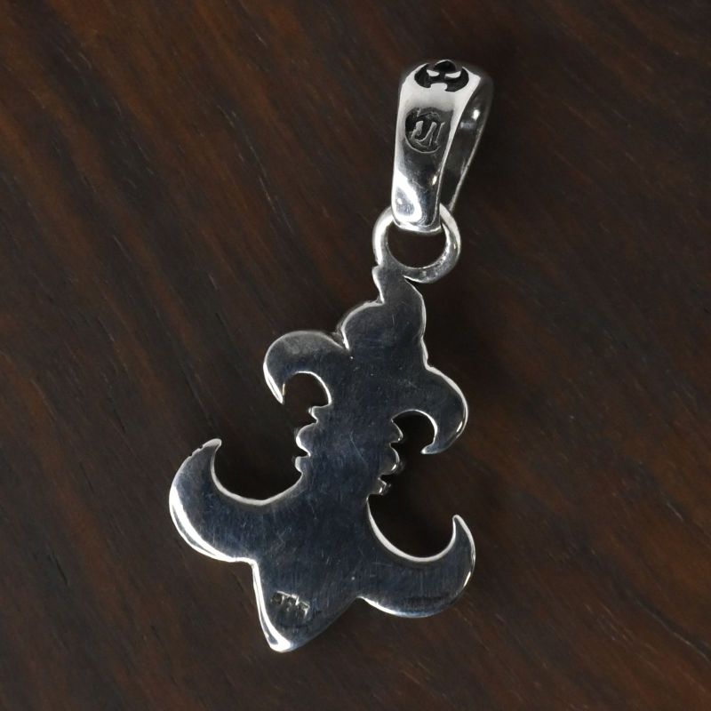 【研磨済】SAAD Arif Collection ペンダント トップ silver 925 チャーム シルバー リリー